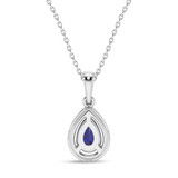 Photo of Andre 1/20 Carat T.W. Lab Grown Diamond Pendant 10K White Gold [CP2009W]