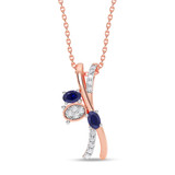 Photo of Kinaya 1/20 CT. T.W. Lab Grown Diamond Pendant 14K Rose Gold [CP2017R]