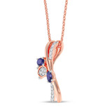 Photo of Kinaya 1/20 CT. T.W. Lab Grown Diamond Pendant 14K Rose Gold [CP2017R]