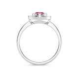 Photo of Carina 2/3 ct tw. Lab Grown Diamond Ring 10K White Gold [FR2015W]