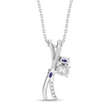 Photo of Kinaya 1/20 CT. T.W. Lab Grown Diamond Pendant 10K White Gold [CP2017W]