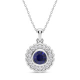 Photo of Keya 1/8 Carat T.W. Lab Grown Diamond Pendant 10K White Gold [CP2016W]
