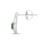 Photo of Asmee 1/10 Carat T.W. Lab Grown Diamond Earring 14K White Gold [CE2014W]