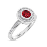 Photo of Carina 2/3 ct tw. Lab Grown Diamond Ring 14K White Gold [FR2015W]
