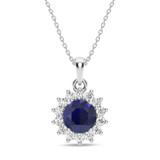 Photo of Clara 1/4 CT. T.W. Lab Grown Diamond Pendant 14K White Gold [CP2012W]