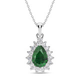 Photo of Rica 1/3 CT. T.W. Lab Grown Diamond Pendant 14K White Gold [CP2011W]