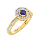 Photo of Keya 5/8 ct tw. Lab Grown Diamond Ring 10K Yellow Gold [FR2016Y]