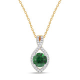 Photo of Asmee 1/15 CT. T.W. Lab Grown Diamond Pendant 10K Yellow Gold [CP2014Y]