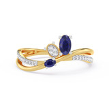 Photo of Kinaya 1/2 ct tw. Lab Grown Diamond Ring 10K Yellow Gold [FR2017Y]