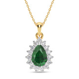 Photo of Rica 1/3 Carat T.W. Lab Grown Diamond Pendant 10K Yellow Gold [CP2011Y]