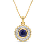 Photo of Keya 1/8 CT. T.W. Lab Grown Diamond Pendant 10K Yellow Gold [CP2016Y]
