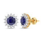 Photo of Clara 1/2 Carat T.W. Lab Grown Diamond Earring 14K Yellow Gold [CE2012Y]