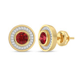 Photo of Carina 1/15 CT. T.W. Lab Grown Diamond Earring 14K Yellow Gold [CE2015Y]