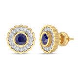 Photo of Keya 1/4 Carat T.W. Lab Grown Diamond Earring 14K Yellow Gold [CE2016Y]