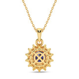 Photo of Clara 1/4 CT. T.W. Lab Grown Diamond Pendant 14K Yellow Gold [CP2012Y]