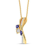 Photo of Kinaya 1/20 Carat T.W. Lab Grown Diamond Pendant 14K Yellow Gold [CP2017Y]