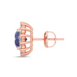 Photo of Clara 1/2 Carat T.W. Lab Grown Diamond Earring 10K Rose Gold [CE2012R]