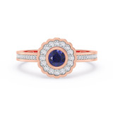 Photo of Keya 5/8 ct tw. Lab Grown Diamond Ring 10K Rose Gold [FR2016R]