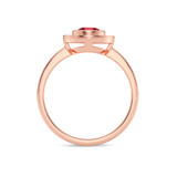 Photo of Carina 2/3 ct tw. Lab Grown Diamond Ring 10K Rose Gold [FR2015R]
