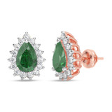 Photo of Rica 1/2 CT. T.W. Lab Grown Diamond Earring 10K Rose Gold [CE2011R]