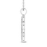 Photo of Ezra 1 3/8 CT. T.W. Lab Grown Diamond Pendant 14K White Gold [CP1726W]