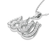 Photo of Omri 3/8 Carat T.W. Lab Grown Diamond Pendant 14K White Gold [CP1725W]