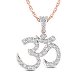 Photo of Avyukt 1/2 CT. T.W. Lab Grown Diamond Pendant 14K Rose Gold [CP1729R]