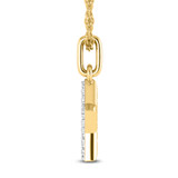 Photo of Asher 1/10 CT. T.W. Lab Grown Diamond Pendant 14K Yellow Gold [CP1730Y]