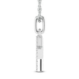Photo of Asher 1/10 CT. T.W. Lab Grown Diamond Pendant 14K White Gold [CP1730W]