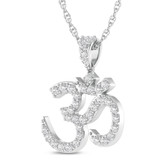 Photo of Avyukt 1/2 Carat T.W. Lab Grown Diamond Pendant 10K White Gold [CP1729W]