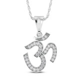 Photo of Nirved 1/3 CT. T.W. Lab Grown Diamond Pendant 10K White Gold [CP1728W]