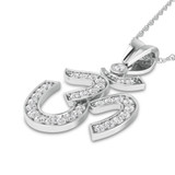 Photo of Nirved 1/3 CT. T.W. Lab Grown Diamond Pendant 10K White Gold [CP1728W]