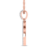 Photo of Avyukt 1/2 Carat T.W. Lab Grown Diamond Pendant 10K Rose Gold [CP1729R]