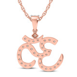 Photo of Avyukt 1/2 Carat T.W. Lab Grown Diamond Pendant 10K Rose Gold [CP1729R]