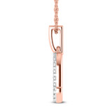Photo of Zodiac Scorpion 1/15 Carat T.W. Lab Grown Diamond Pendant 10K Rose Gold [CP1716R]