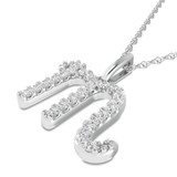 Photo of Zodiac Scorpion 1/15 Carat T.W. Lab Grown Diamond Pendant 10K White Gold [CP1716W]