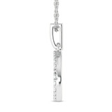 Photo of Zodiac Cancer 1/20 CT. T.W. Lab Grown Diamond Pendant 10K White Gold [CP1719W]