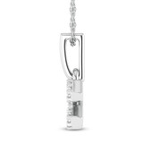 Photo of Zodiac Aquarius 1/20 CT. T.W. Lab Grown Diamond Pendant 10K White Gold [CP1722W]