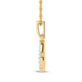 Photo of Zodiac Capricorn 1/15 CT. T.W. Lab Grown Diamond Pendant 14K Yellow Gold [CP1720Y]
