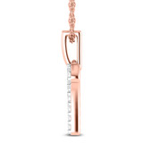Photo of Zodiac Aries 1/15 CT. T.W. Lab Grown Diamond Pendant 14K Rose Gold [CP1713R]