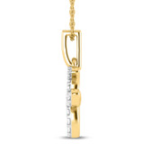 Photo of Zodiac Taurus 1/15 CT. T.W. Lab Grown Diamond Pendant 14K Yellow Gold [CP1715Y]