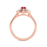 Photo of Martin 1/2 ct tw. Lab Grown Diamond Ring 14K Rose Gold [FR2010R]