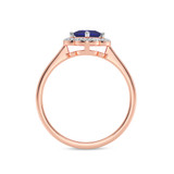 Photo of Carolina 3/8 ct tw. Lab Grown Diamond Ring 14K Rose Gold [FR2013R]