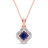 Photo of Carolina 1/20 CT. T.W. Lab Grown Diamond Pendant 14K Rose Gold [CP2013R]