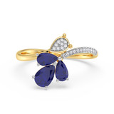 Photo of Nitara 1 1/5 ct tw. Lab Grown Diamond Ring 10K Yellow Gold [FR2018Y]