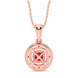 Photo of Martin 1/15 CT. T.W. Lab Grown Diamond Pendant 14K Rose Solid Gold [CP2010R]