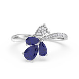 Photo of Nitara 1 1/5 ct tw. Lab Grown Diamond Ring 10K White Gold [FR2018W]