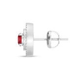 Photo of Martin 1/7 Carat T.W. Lab Grown Diamond Earring 10K White Gold [CE2010W]