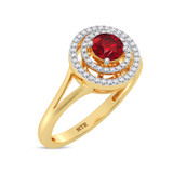 Photo of Martin 1/2 ct tw. Lab Grown Diamond Ring 14K Yellow Gold [FR2010Y]