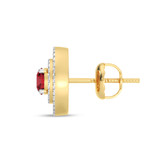 Photo of Martin 1/7 Carat T.W. Lab Grown Diamond Earring 14K Yellow Gold [CE2010Y]